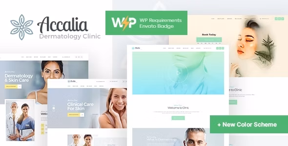 Accalia Accalia | Dermatology Clinic & Cosmetology WordPress Theme + Elementor - Image 1