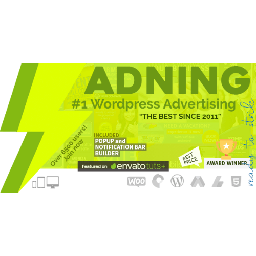 Adning-Advertising Adning Advertising - Professional, All In One Ad Manager for Wordpress - Image 1