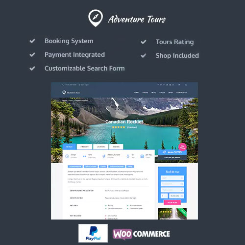 Adventure-Tours-WordPress-Tour-Travel-Theme Adventure Tours – WordPress Tour/Travel Theme - Image 1