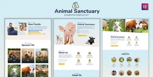 Animal-Sanctuary-Non-Profit-Template-Kit Animal Sanctuary – Non-Profit Template Kit - Image 1