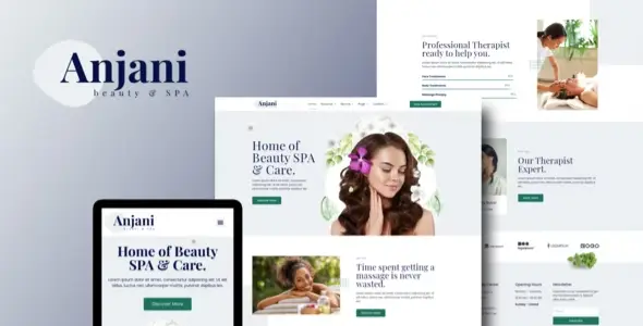 Anjani-Spa-Beauty-Elementor-Template-Kit Anjani – Spa & Beauty Elementor Template Kit - Image 1