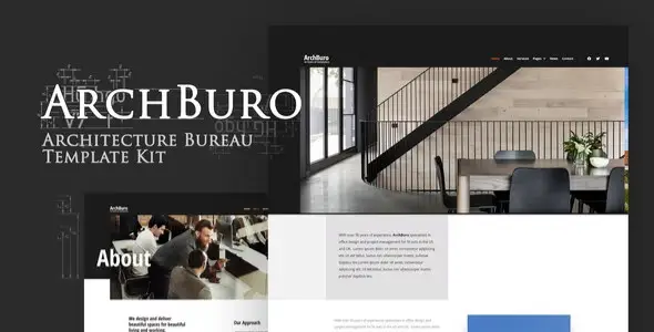 ArchBuro-Architecture-Bureau-Template-Kit ArchBuro – Architecture Bureau Template Kit - Image 1