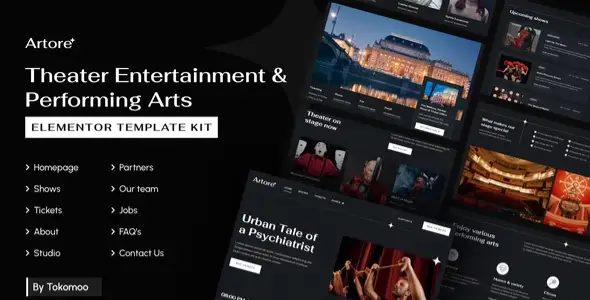 Artore-Theater-Entertainment-Performing-Arts-Elementor-Template-Kit Artore Theater Entertainment & Performing Arts Elementor Template Kit - Image 1