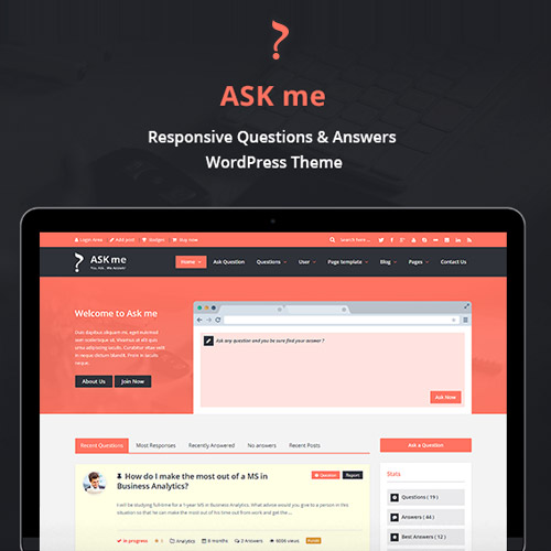 Ask-Me-Responsive-Questions-Answers-WordPress Ask Me – Responsive Questions & Answers WordPress - Image 1
