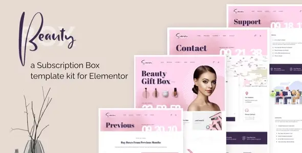 BeautyBox-Subscription-Box-Elementor-Template-Kit BeautyBox – Subscription Box Elementor Template Kit - Image 1
