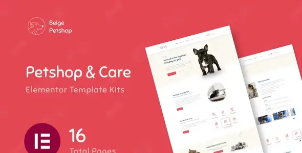 Beige-Pet-Shop-Woocommerce-Elementor-Template-Kit Beige – Pet Shop Woocommerce Elementor Template Kit - Image 1