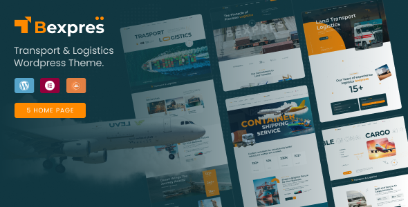 Bexpres Bexpres - Transport & Logistics WordPress Theme - Image 1