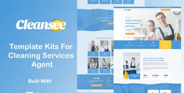 Cleansee-Cleaning-Service-Elementor-Template-Kit Cleansee – Cleaning Service Elementor Template Kit - Image 1