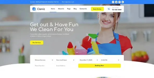 Cleniz-Cleaning-Services-Elementor-Template-Kit Cleniz – Cleaning Services Elementor Template Kit - Image 1