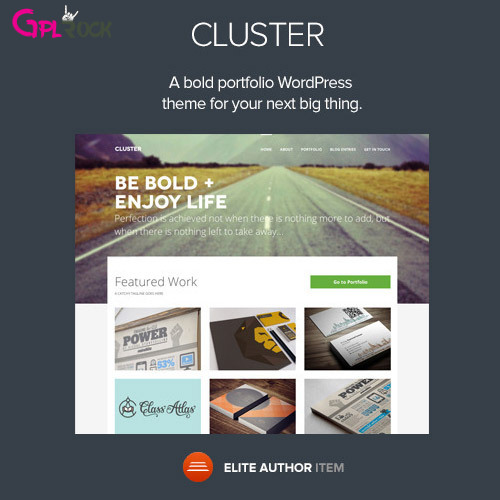 Cluster-A-Bold-Portfolio-Wordpress-Theme Cluster – A Bold Portfolio WordPress Theme - Image 1