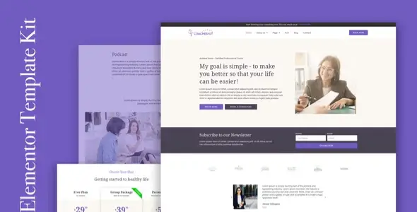 Coachkit-Life-Coach-Elementor-Template-Kit Coachkit – Life Coach Elementor Template Kit - Image 1