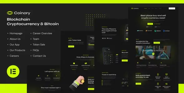 Coinary-Blockchain-Cryptocurrency-Bitcoin-Elementor-Template-Kit Coinary – Blockchain Cryptocurrency & Bitcoin Elementor Template Kit - Image 1