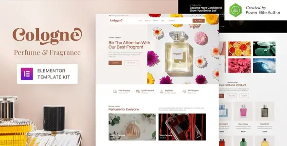 Cologne-–-Perfume-Fragrance-Elementor-Template-Kit Cologne – Perfume & Fragrance Elementor Template Kit - Image 1