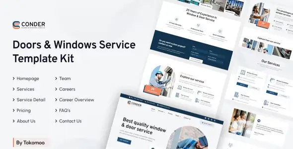 Conder-Doors-Windows-Service-Elementor-Template-Kit Conder Doors & Windows Service Elementor Template Kit - Image 1