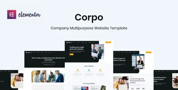 Corpo-Corporate-Business-Elementor-Template-Kit Corpo – Corporate Business Elementor Template Kit - Image 1