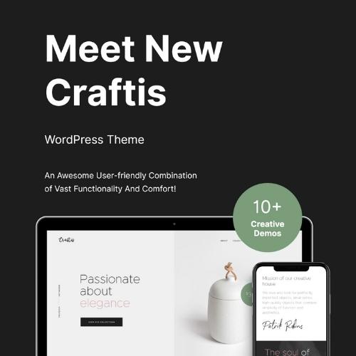 Craftis-–-Handcraft-Artisan-WordPress-Theme Craftis – Handcraft & Artisan WordPress Theme - Image 1