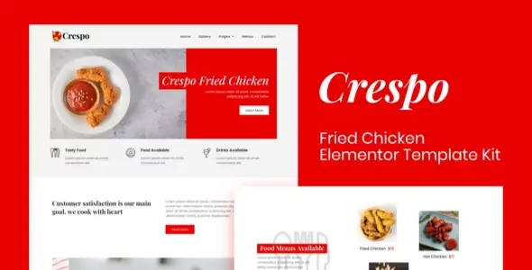 Crespo-Fast-Food-Restaurant-Elementor-Template-Kit Crespo – Fast Food Restaurant Elementor Template Kit - Image 1