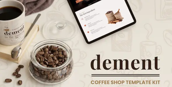 Dement-Coffee-Shop-Elementor-Template-Kit Dement – Coffee Shop Elementor Template Kit - Image 1