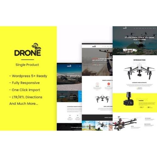 Drone-–-Single-Product-WordPress-Theme Drone – Single Product WordPress Theme - Image 1