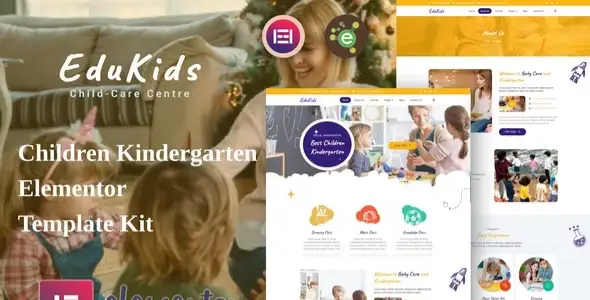 EduKids-Children-Kindergarten-Elementor-Template-Kit EduKids – Children Kindergarten Elementor Template Kit - Image 1