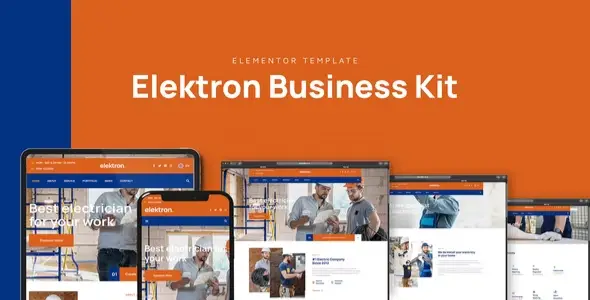 Elektron-Electric-Company-Business-Elementor-Template-Kit Elektron – Electric Company & Business Elementor Template Kit - Image 1