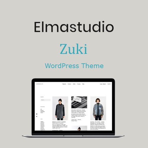 ElmaStudio-Zuki-WordPress-Theme ElmaStudio Zuki WordPress Theme - Image 1