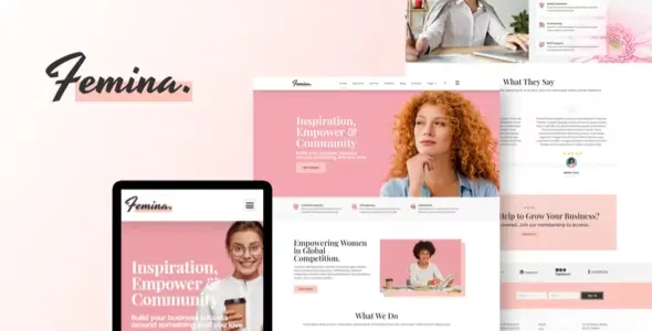 Femina-Feminine-Business-Elementor-Template-Kit Femina – Feminine Business Elementor Template Kit - Image 1