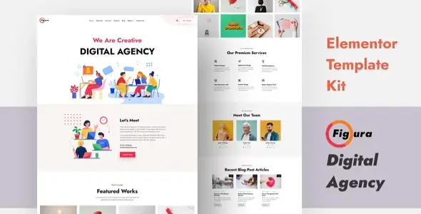 Figura-Creative-Agency-Elementor-Template-Kit Figura – Creative Agency Elementor Template Kit - Image 1