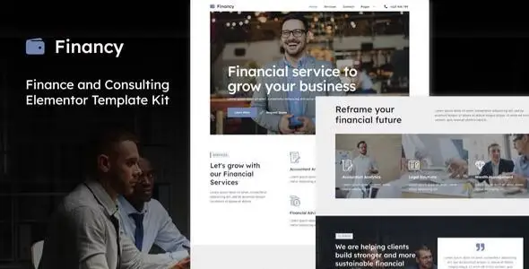 Financy-Finance-Consulting-Elementor-Template-Kit Financy – Finance & Consulting Elementor Template Kit - Image 1