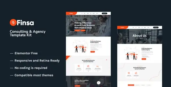 Finsa-Consulting-Agency-Elementor-Template-Kit Finsa – Consulting & Agency Elementor Template Kit - Image 1