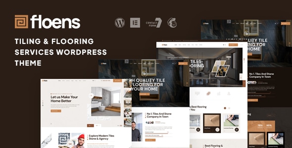 Floens Floens - Tiling & Flooring Services WordPress Theme - Image 1