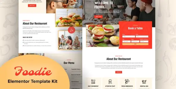 Foodie-Fast-Food-Elementor-Template-Kit Foodie – Fast Food Elementor Template Kit - Image 1
