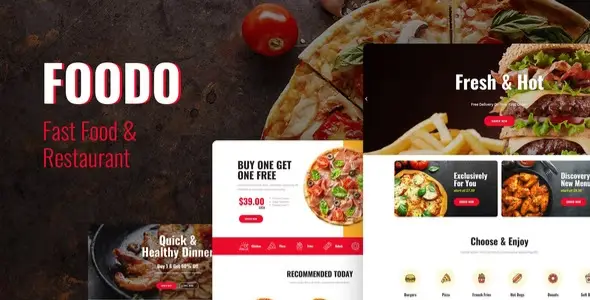 Foodo-Fast-Food-Pizza-Elementor-Template-Kit Foodo – Fast Food & Pizza Elementor Template Kit - Image 1