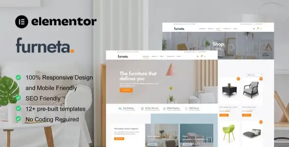Furneta-Furniture-Shop-Elementor-Template-Kit Furneta – Furniture Shop Elementor Template Kit - Image 1