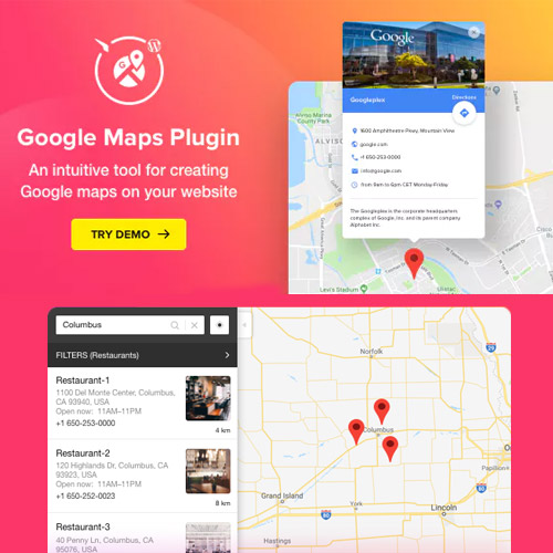 Google-Maps-WordPress-Map-Plugin Google Maps | WordPress Map Plugin - Image 1