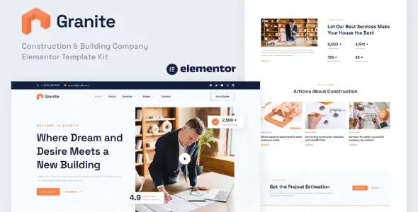 Granite-Construction-Building-Company-Elementor-Template-Kit Granite – Construction & Building Company Elementor Template Kit - Image 1