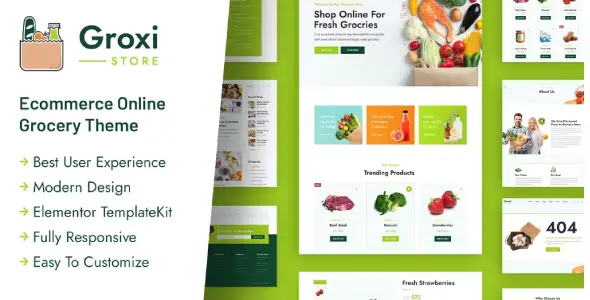 Groxi-Grocery-Store-Elementor-Template-Kit Groxi – Grocery Store Elementor Template Kit - Image 1