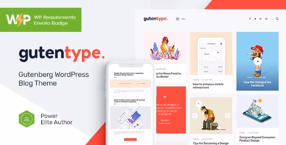 Gutentype Gutentype 100% Gutenberg WordPress Theme for Modern Blog - Image 1