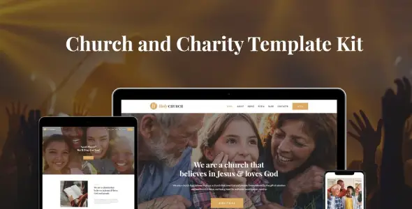 Holy-Church-Charity-Template-Kit Holy – Church & Charity Template Kit - Image 1