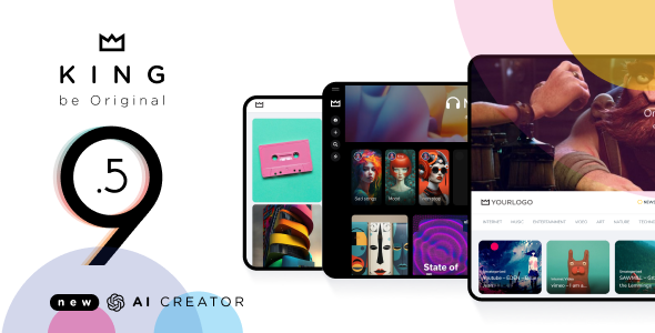 King-Viral-Magazine-WordPress-Theme King - Viral Magazine WordPress Theme - Image 1