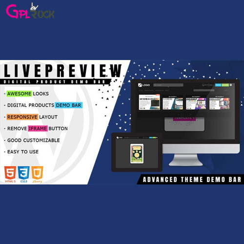 LivePreview-Theme-Demo-Bar-for-WordPress_ LivePreview | Theme Demo Bar for WordPress - Image 1