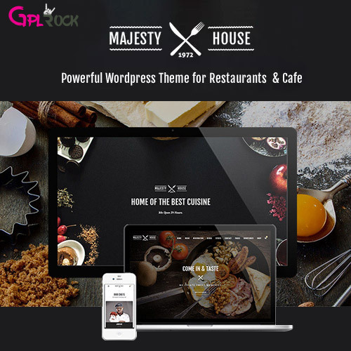 Majesty-Restaurant-WooCommerce-WordPress-Theme Majesty – Restaurant WooCommerce WordPress Theme - Image 1