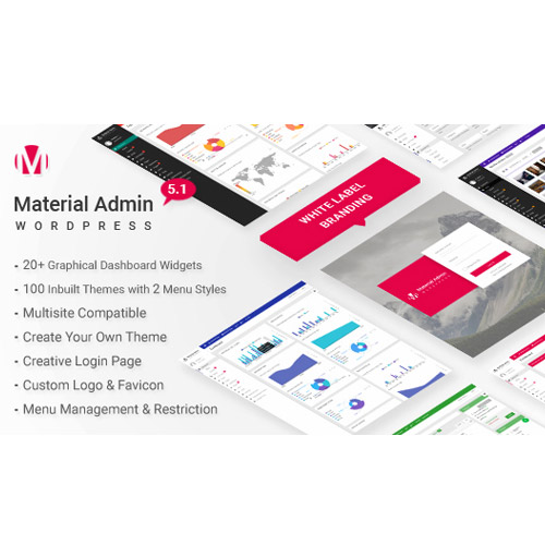 Material-White-Label-WordPress-Admin-Theme Material | White Label WordPress Admin Theme - Image 1