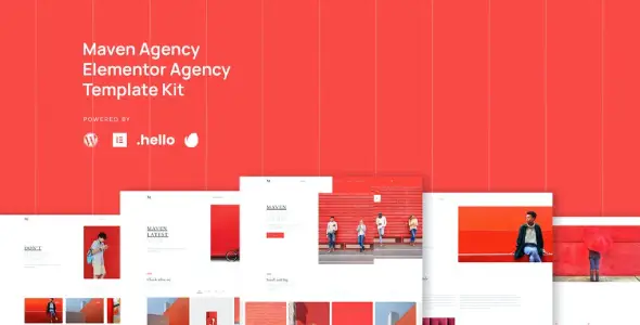 Maven-Business-Agency-Elementor-Template-Kit Maven – Business Agency Elementor Template Kit - Image 1
