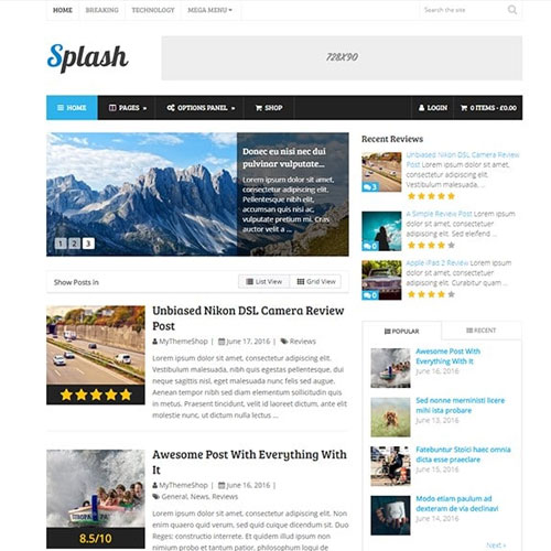 MyThemeShop-Splash-WordPress-Theme MyThemeShop Splash WordPress Theme - Image 1