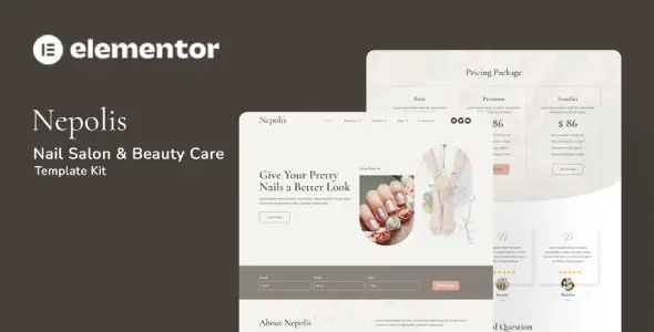 Nepolis-Nail-Salon-Beauty-Care-Elementor-Template-Kit Nepolis – Nail Salon Beauty Care Elementor Template Kit - Image 1