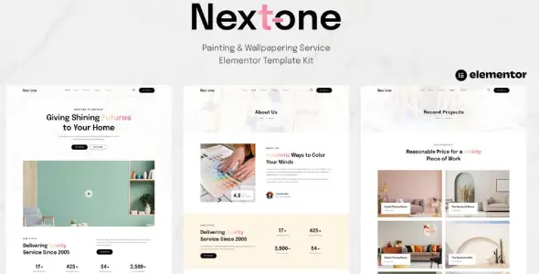 Nextone-Painting-Wallpapering-Service-Elementor-Template-Kit Nextone – Painting & Wallpapering Service Elementor Template Kit - Image 1