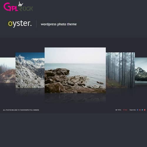 Oyster-Creative-Photo-WordPress-Theme Oyster – Creative Photo WordPress Theme 4.2.2 - Image 1