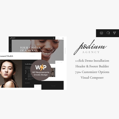 Podium-–-Model-Agency-WordPress-Theme Podium – Model Agency WordPress Theme - Image 1