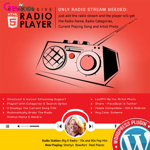 Radio-Player-Shoutcast-Icecast-WordPress-Plugin Radio Player Shoutcast & Icecast WordPress Plugin - Image 1